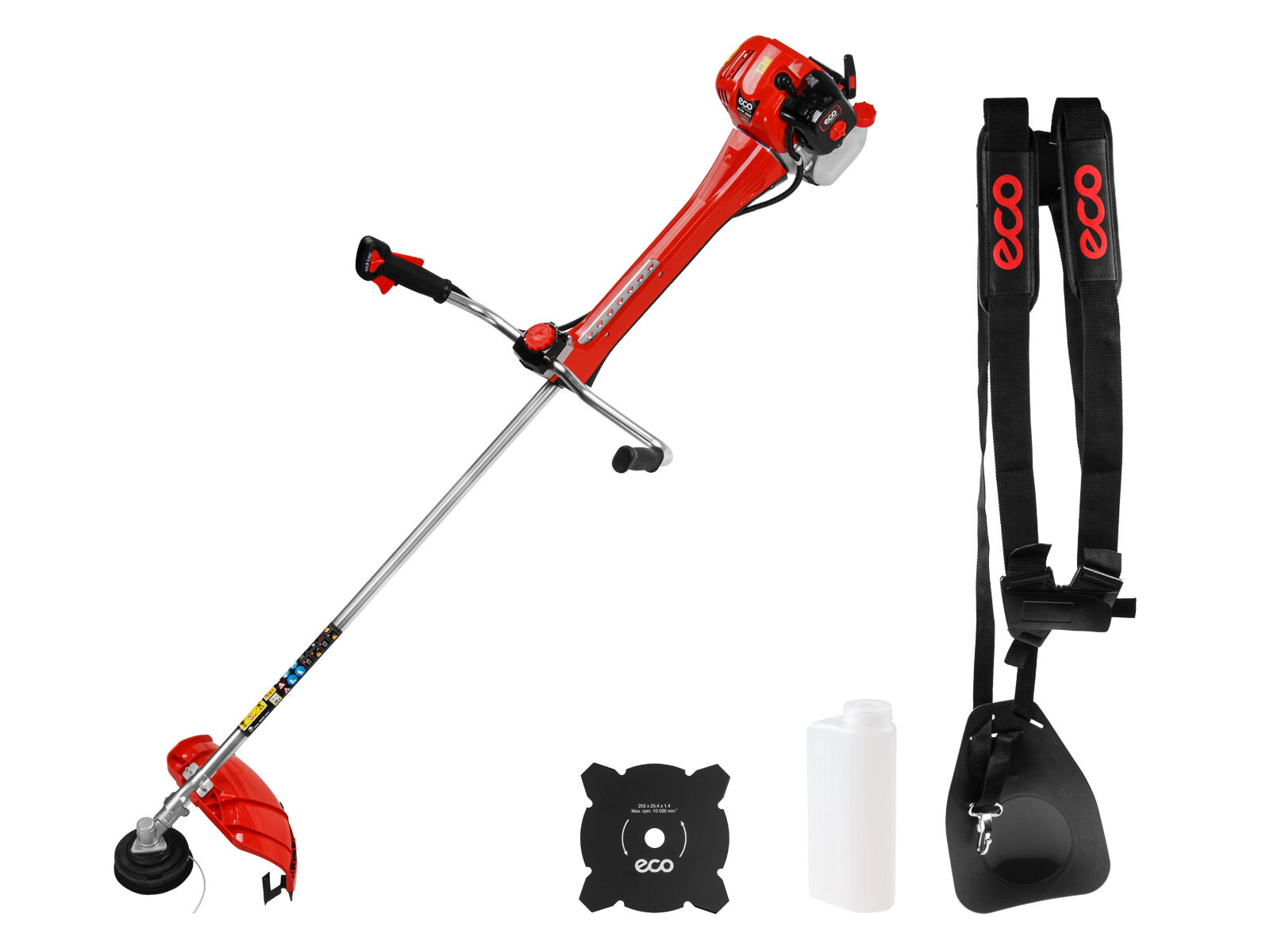 ECO Мотокоса бензиновая GTP-255 Power MAX садовый триммер (EC2011-1)