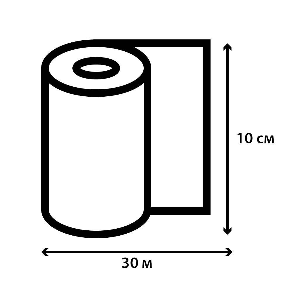 Лента бордюрная Протэкт 30м х10 см зеленый — фото 1