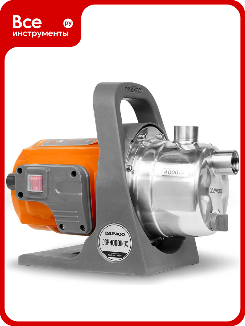 Садовый насос DAEWOO DGP 4000 inox