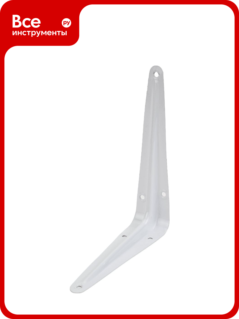 Уголок-кронштейн STAYER MASTER 150х125 мм белый 37402-1