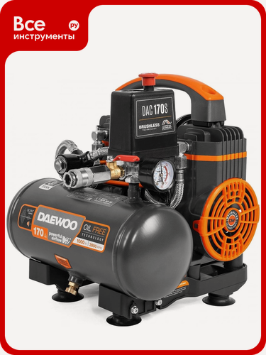 Изображение товара Безмасляный компрессор высокой производительности DAEWOO DAC 170S