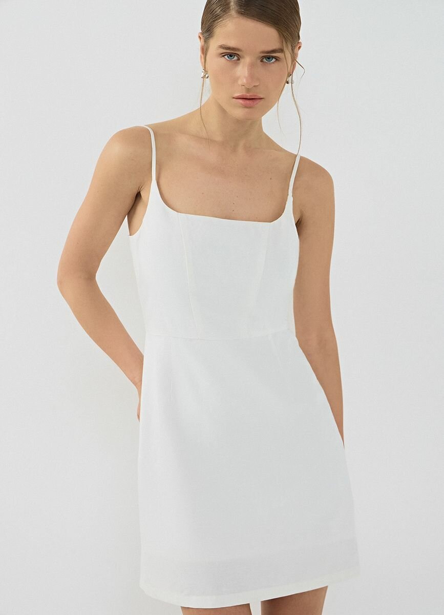 Сарафан O'STIN, размер XS, белый