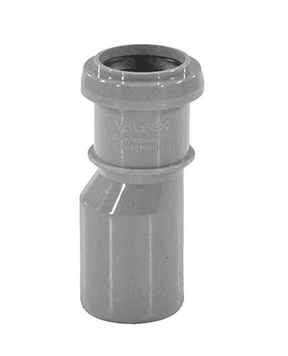Переход PP-H эксцентрический серый Дн 50х32 б/нап в/к VALFEX 25050032