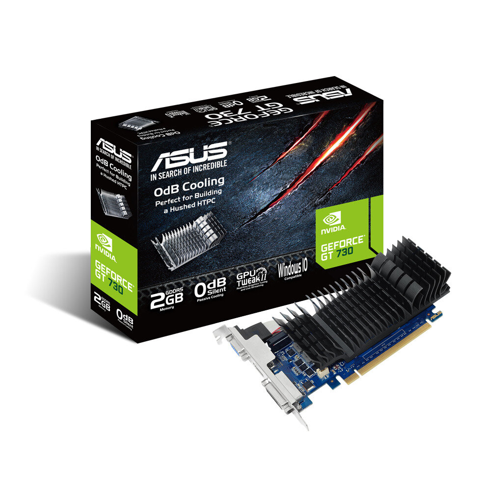 Видеокарта ASUS GT730-SL-2GD5-BRK (90YV06N2-M0NA00)