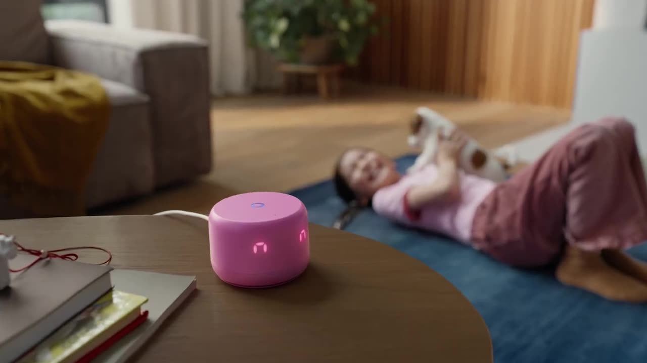 Умная колонка Яндекс "Станция Лайт 2", с Алисой, Bluetooth 5.0, Wi-Fi, 6 Вт, YNDX-00026 PNK — фото 1