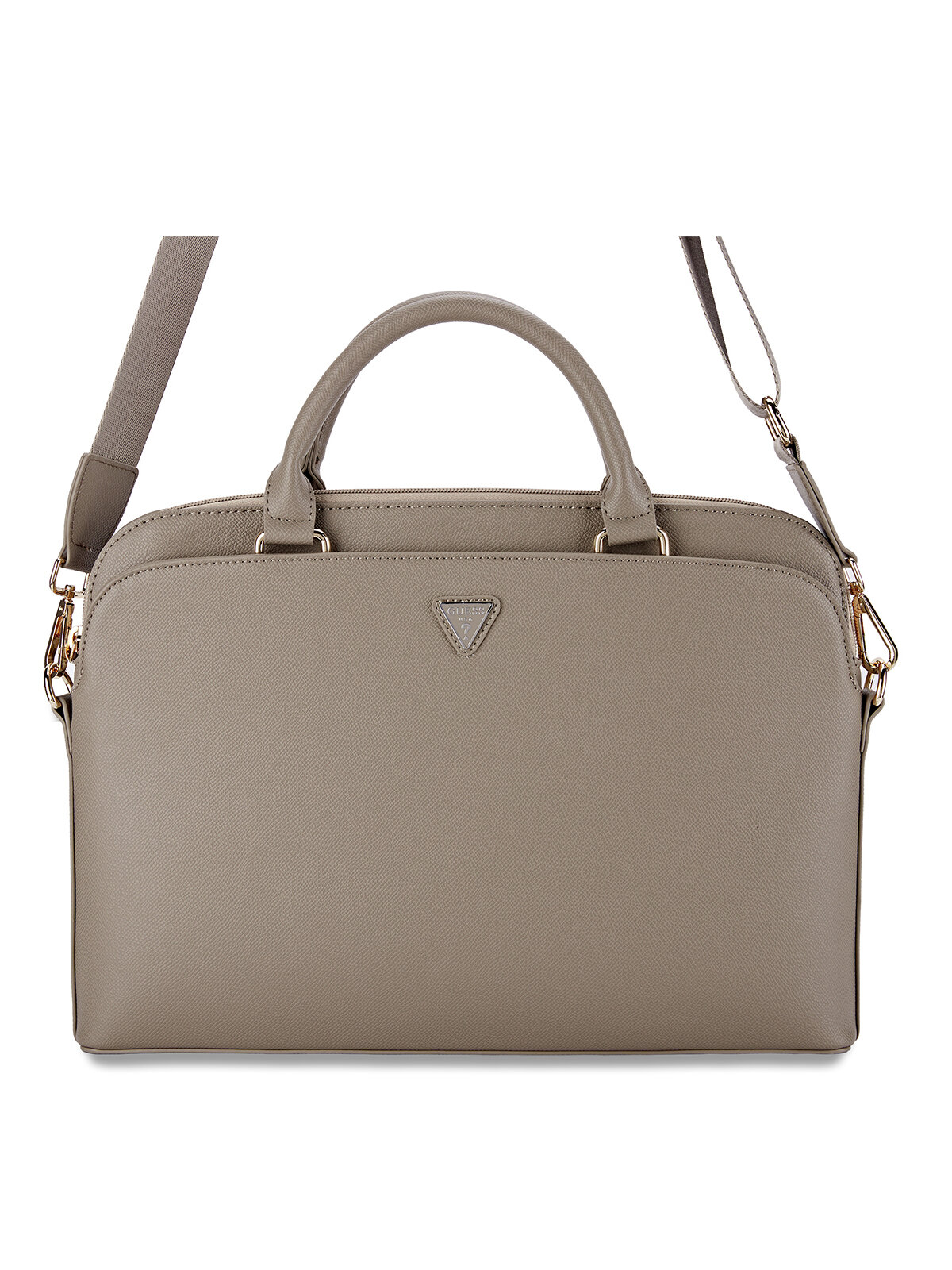 Сумка Guess для ноутбука 15"/16" из экокожи PU leather, коричневый