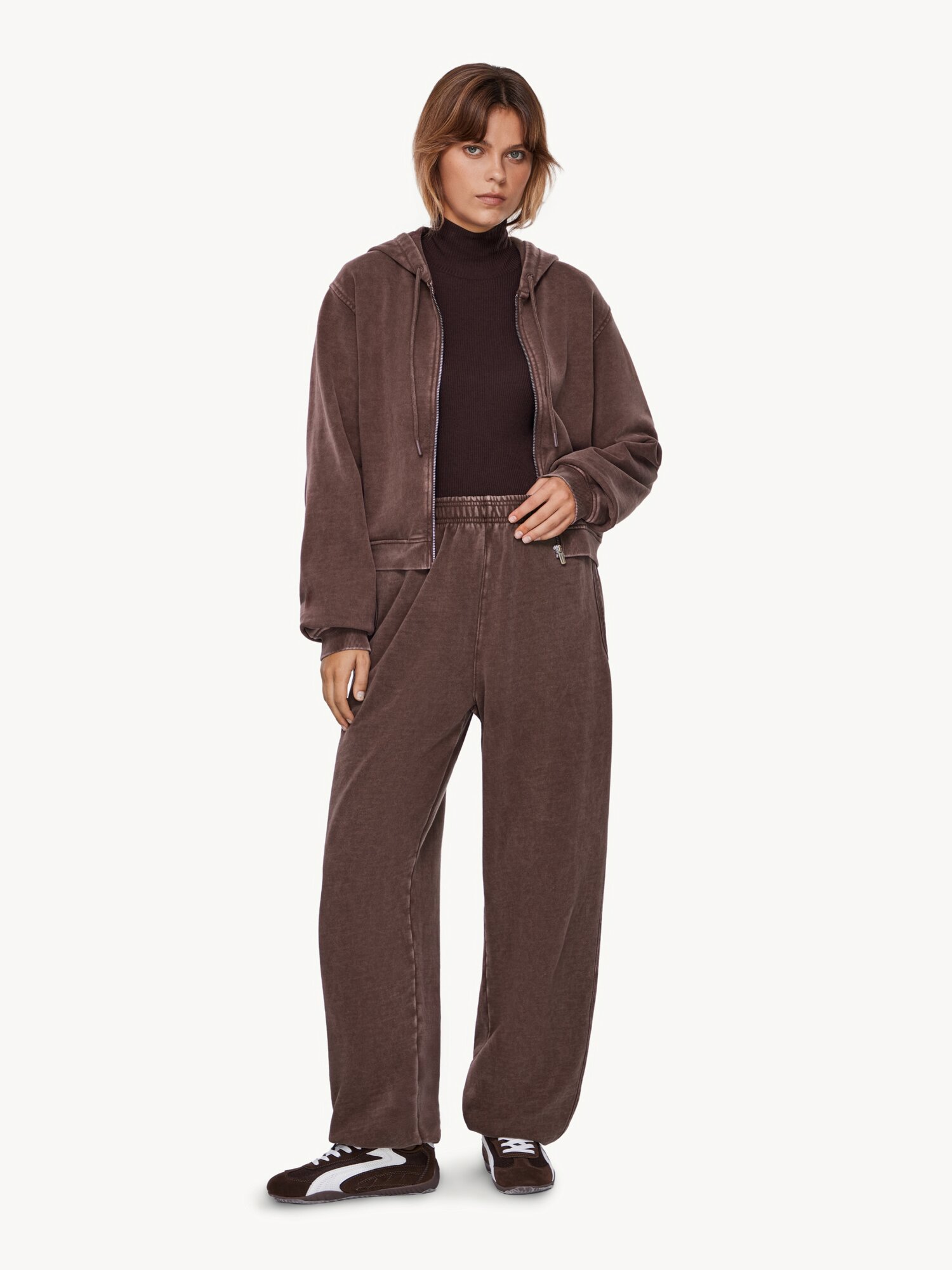 Худи MUTED из варёного хлопка, размер XL, , бордовый — фото 1