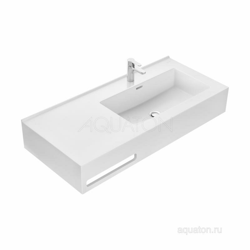 Акватон Раковина AQUATON Квадро Про 100 правая 1A733231QA01R
