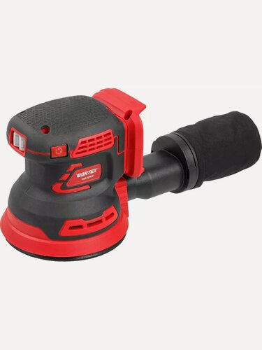 Изображение товара Шлифмашина эксцентриковая (орбитальная) аккумуляторная WORTEX COS 1218 E ALL1 SOLO (1334402)