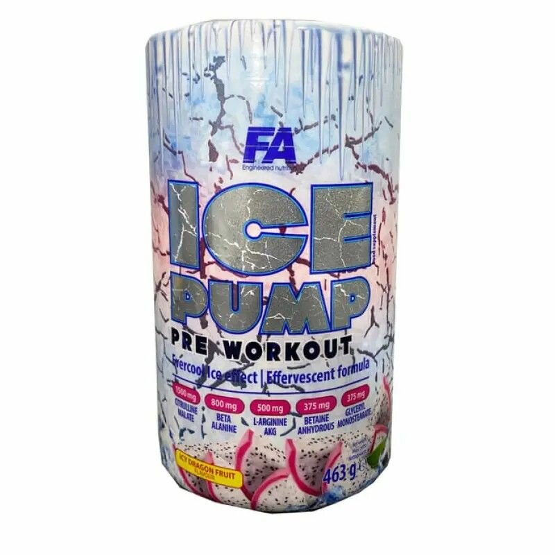 Предтренировочный комплекс FA Nutrition Ice Pump, порошок, 463 г