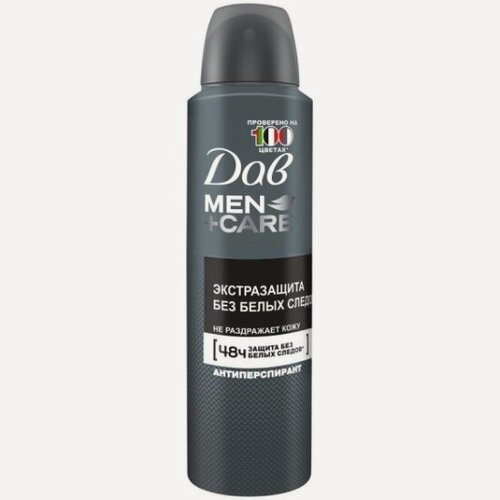 Изображение товара Антиперспирант-аэрозоль Дав (dove) DOVE Men+Care, Экстразащита без белых следов, 150 мл