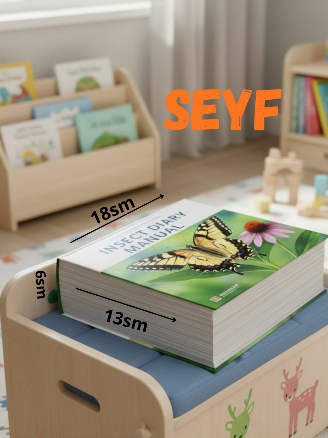 Сейф-шкаф в форме книги для надёжного и тайного хранения вещей