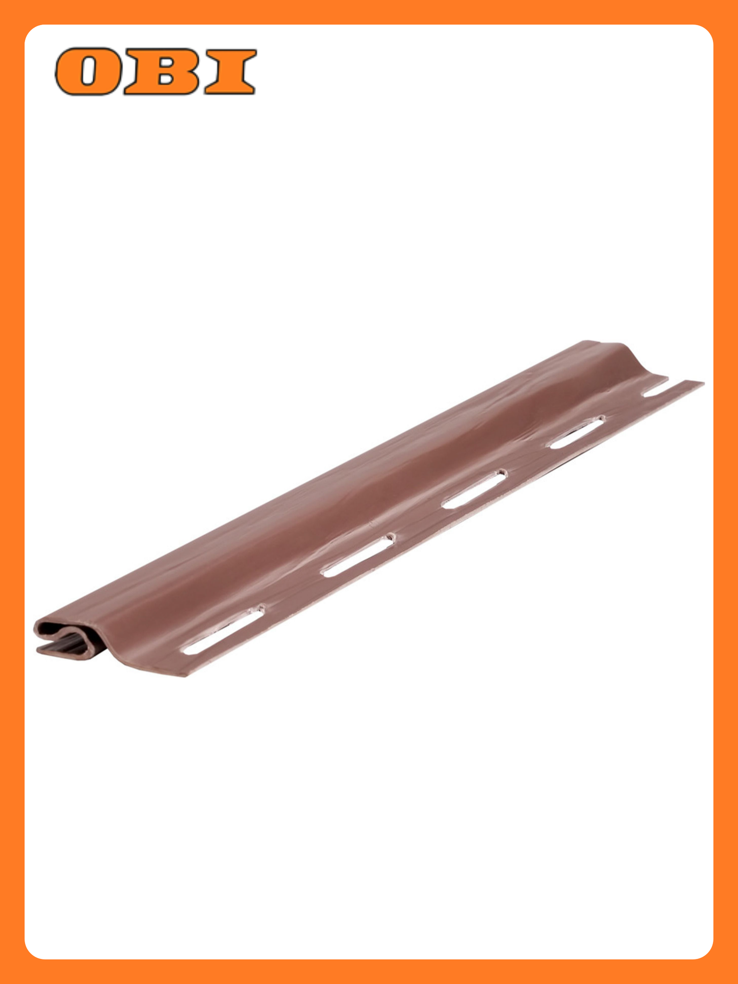 Стартовый профиль виниловый FineBer коричневый 3050 мм