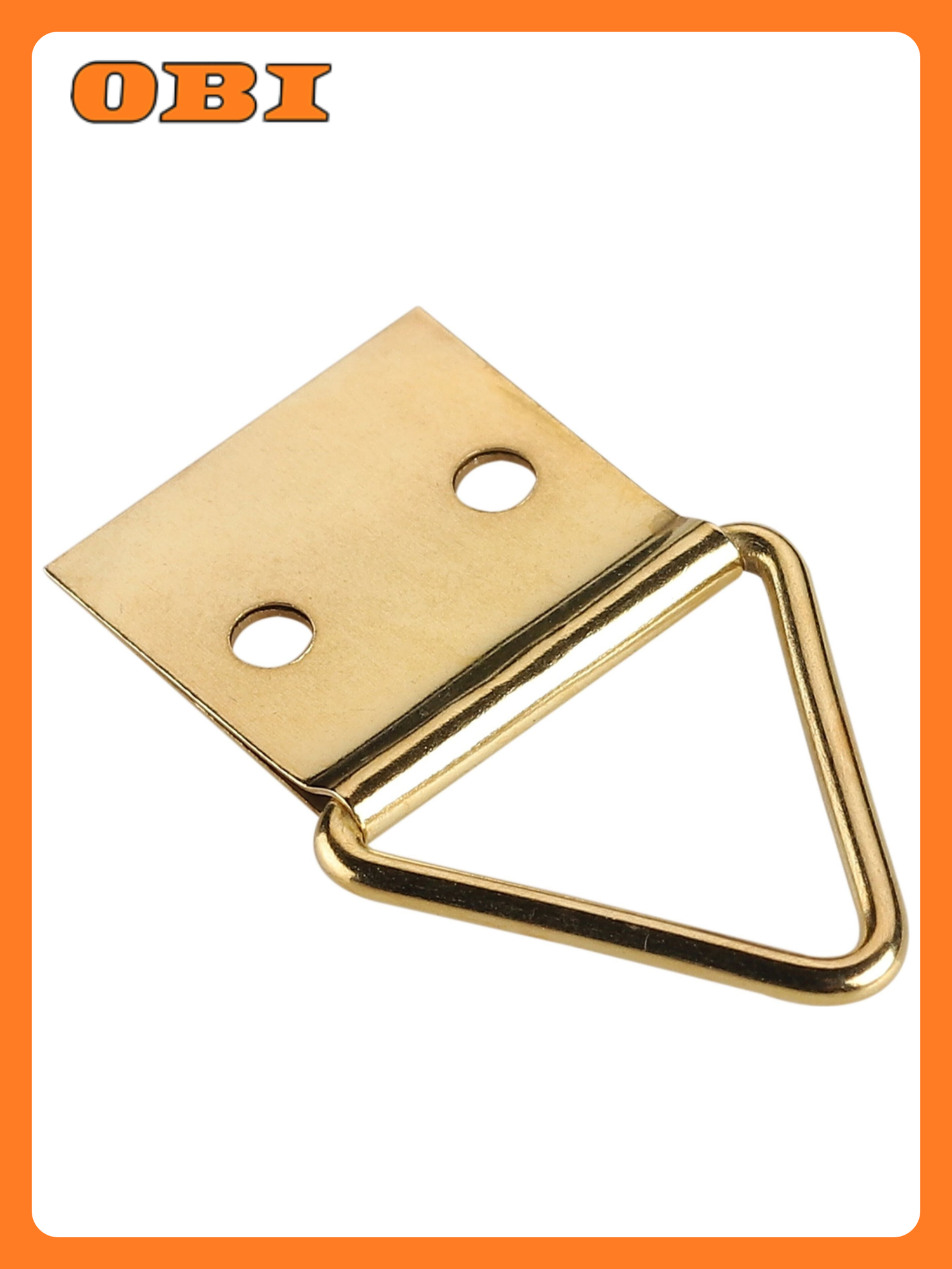 Петля для картины малая латунированная 6 шт