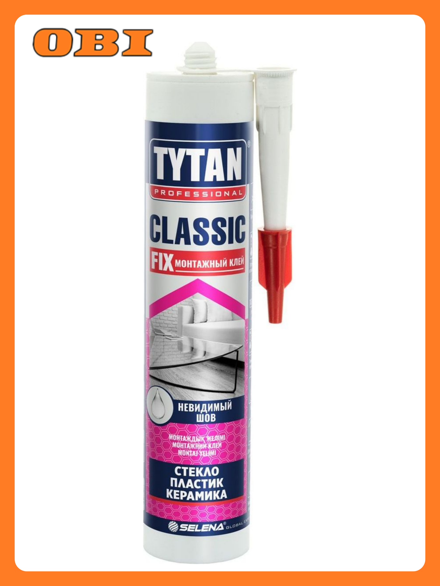 Монтажный клей Tytan Classic Fix универсальный прозрачный 310мл