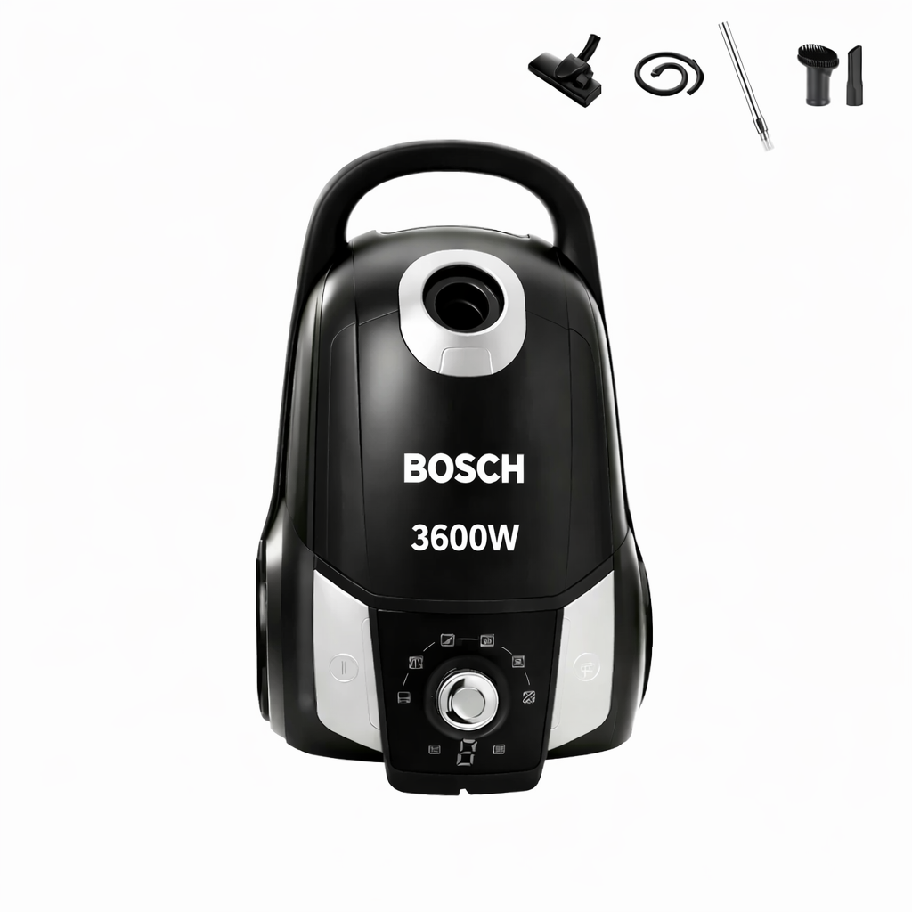 Пылесос, Bosch, мощность всасывания 36Вт, мешок, УФ-лампа, чёрный — фото 1