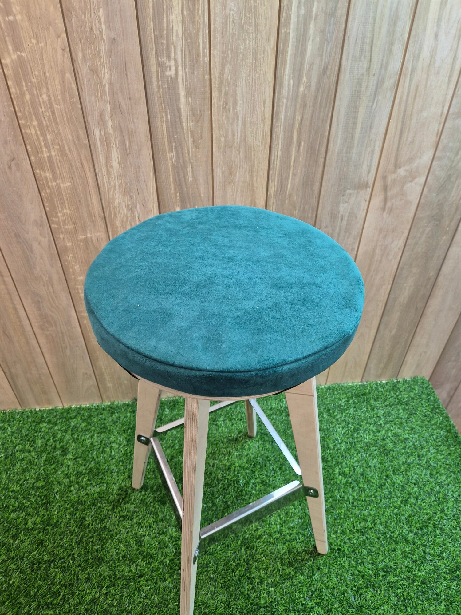 Подушка для барного стула Темно Зеленая 1шт к модели 225