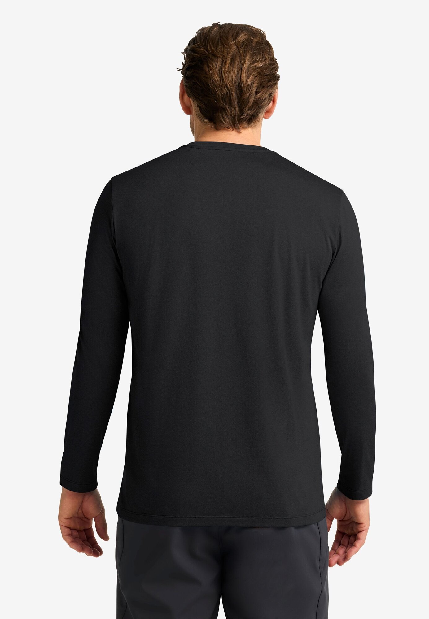 Лонгслив Jack Wolfskin Sky Thermal, размер L, , чёрный — фото 1