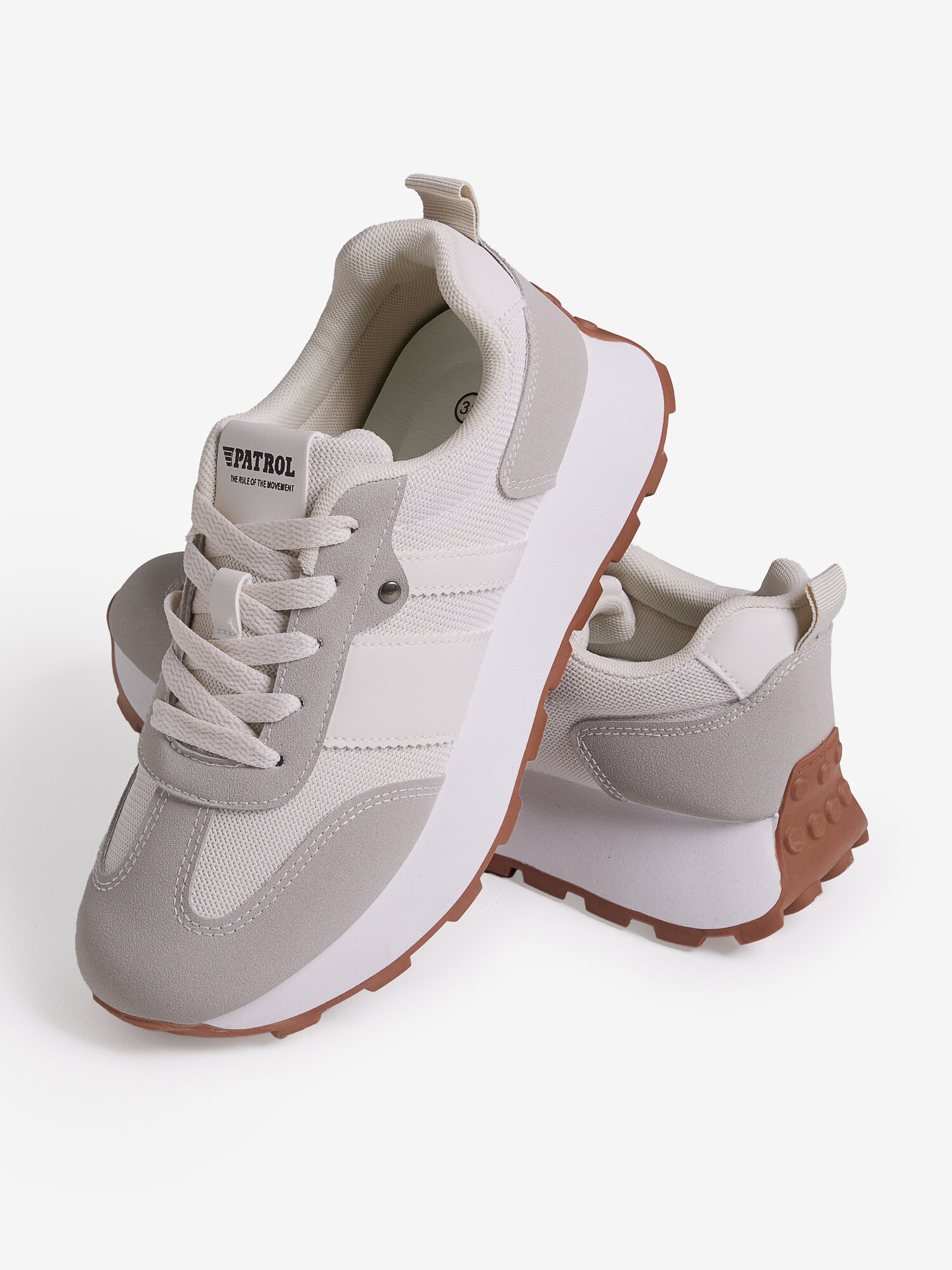 Кроссовки PATROL, размер 38, бежевый — фото 1