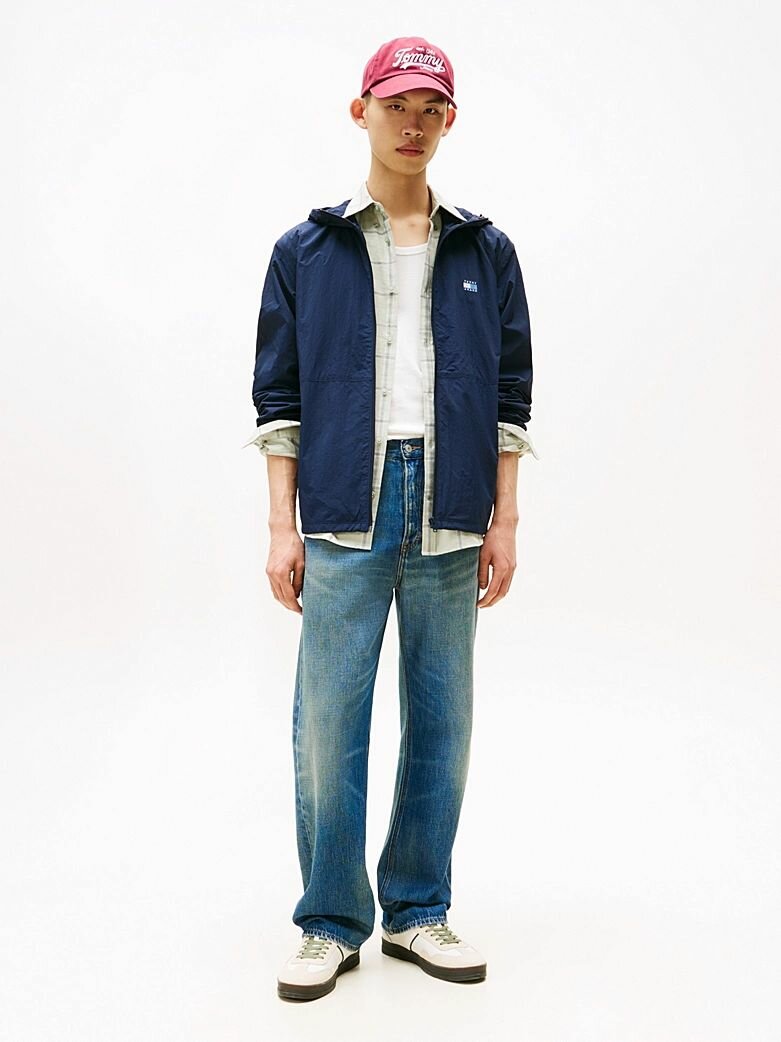 Куртка Tommy Jeans, размер 2XL, темно-синий — фото 1