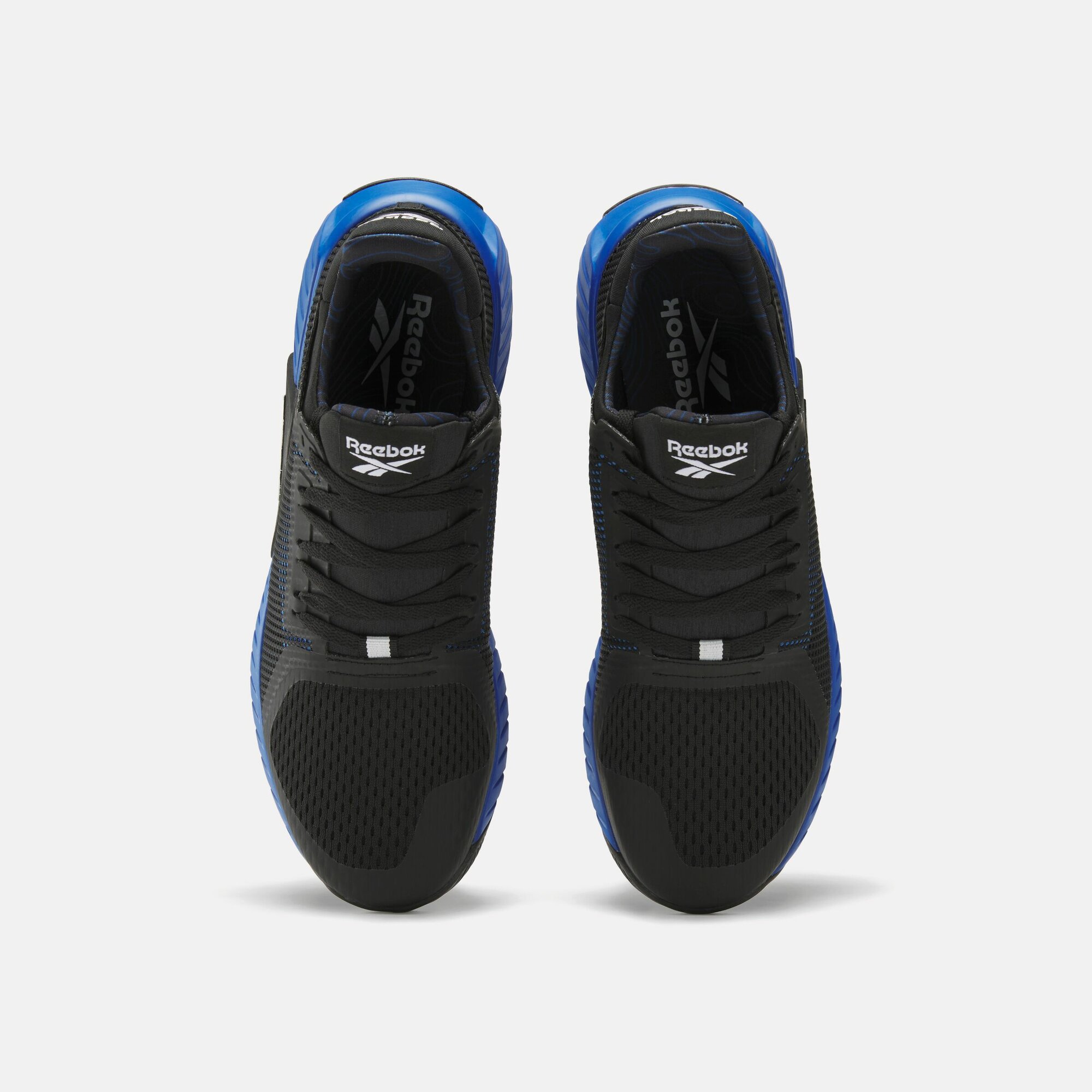 Кроссовки Reebok Flip Charge, размер 9,5 US, черный/синий/белый — фото 1