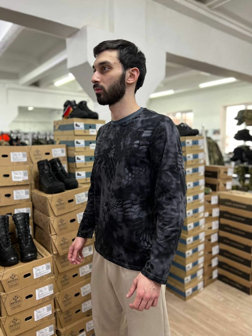 Свитшот ГОРЕЦ, размер 54, , черный — фото 1