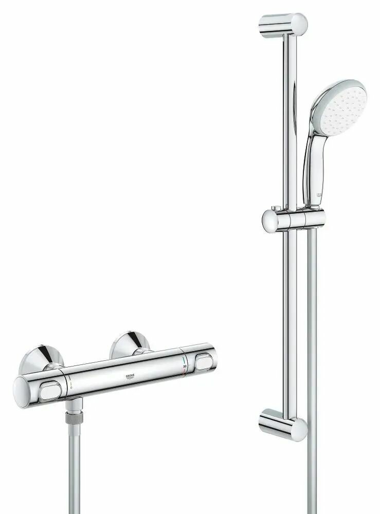 Термостат для душа GROHE Precision Flow QuickFix с душевым гарнитуром хром