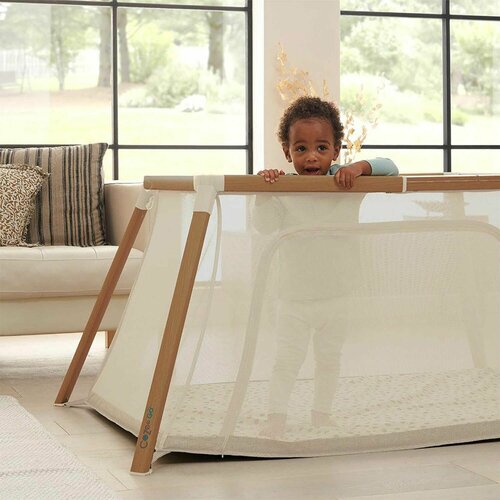 фото Манеж-кровать tutti bambini cozee go scandinavian walnut/ecru 211203/7508