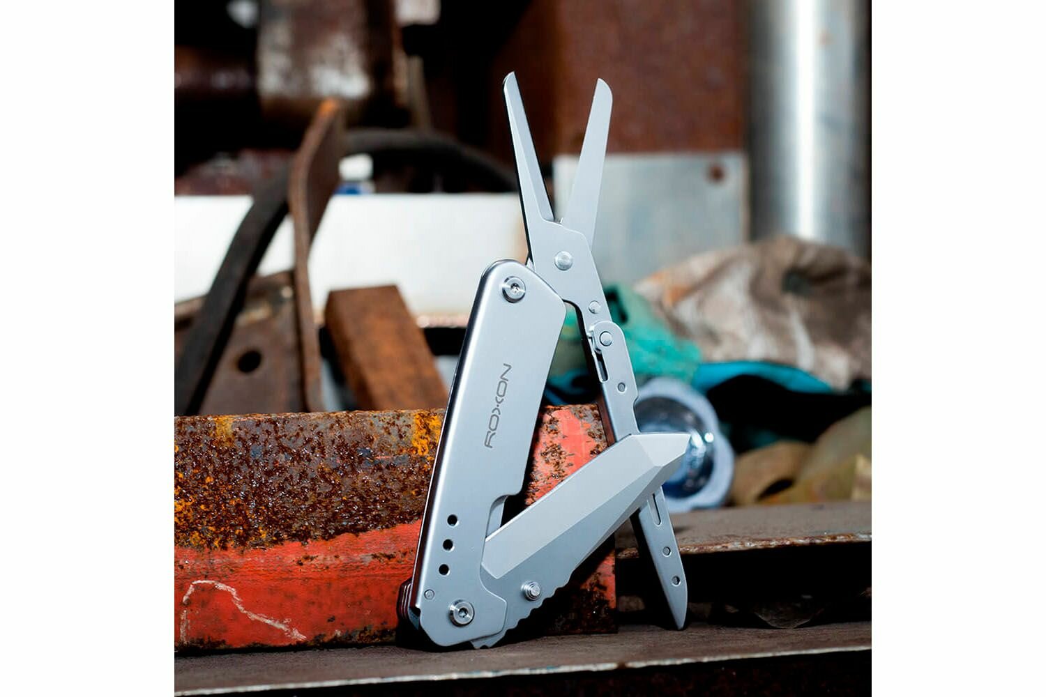 Нож многофункциональный Roxon KS KNIFE-SCISSORS, металлический S501