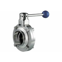 TITAN LOCK Затвор дисковый нержавеющий (AISI304) DN80, типа сварка-сварка TLSD080WDS