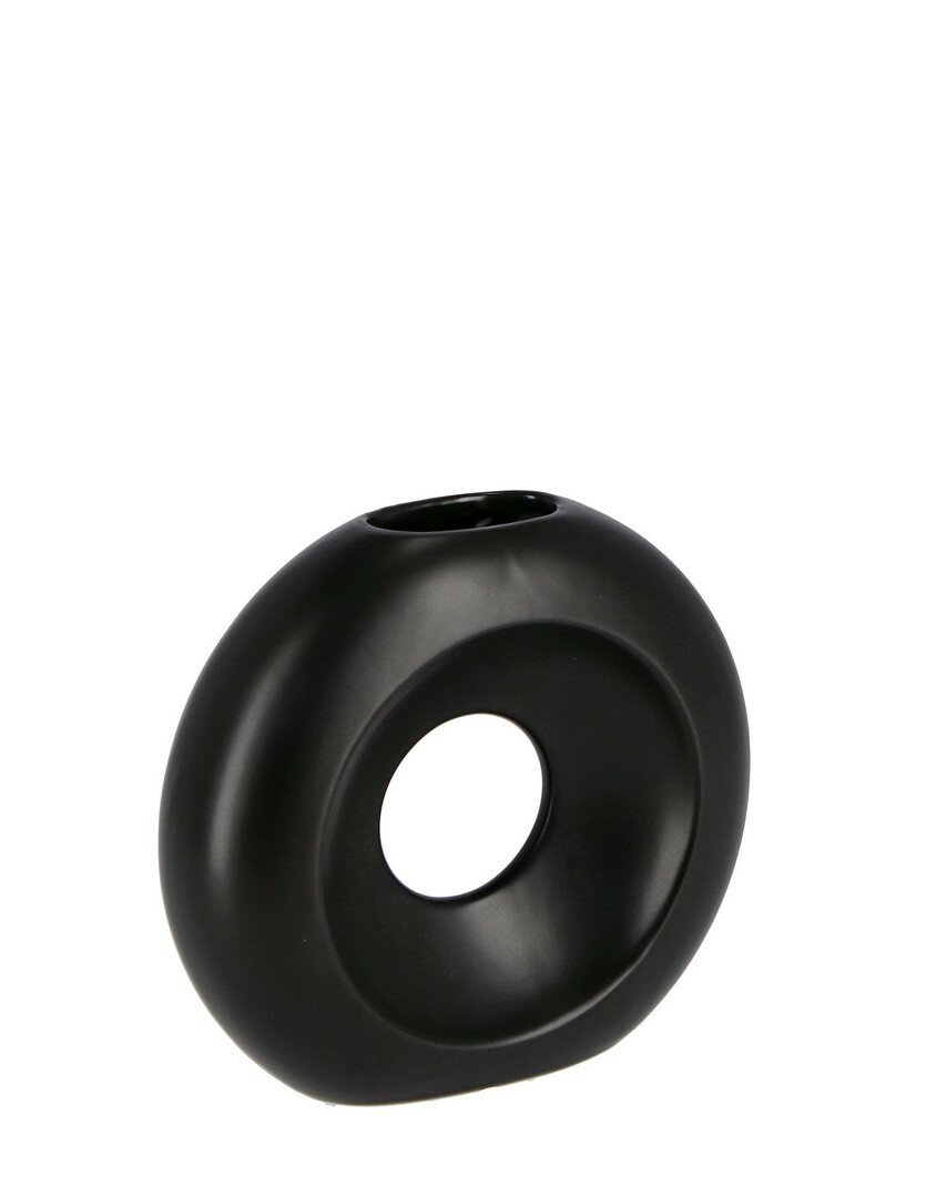Ваза BIZZOTTO ELSY ROUND BLACK 0503253 156х50х140h