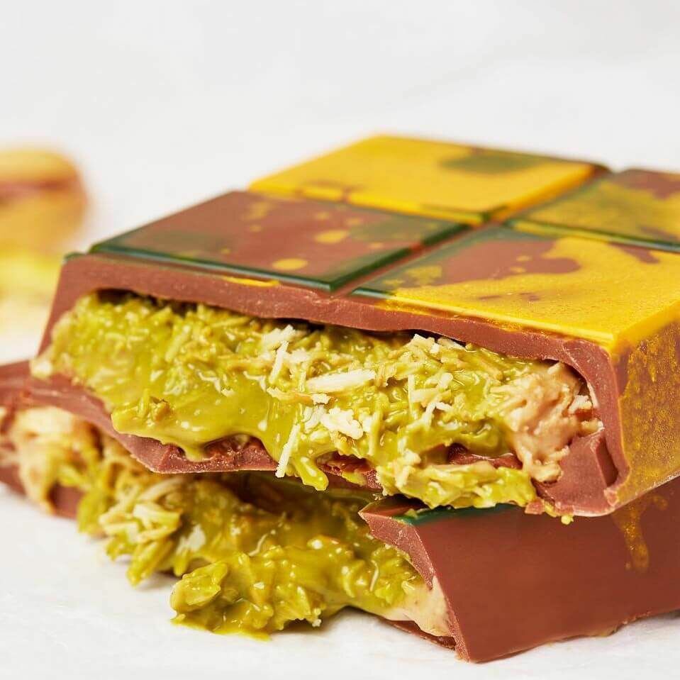 Оригинальный дубайский шоколад Fix Dessert Chocoltier фисташка 200гр
