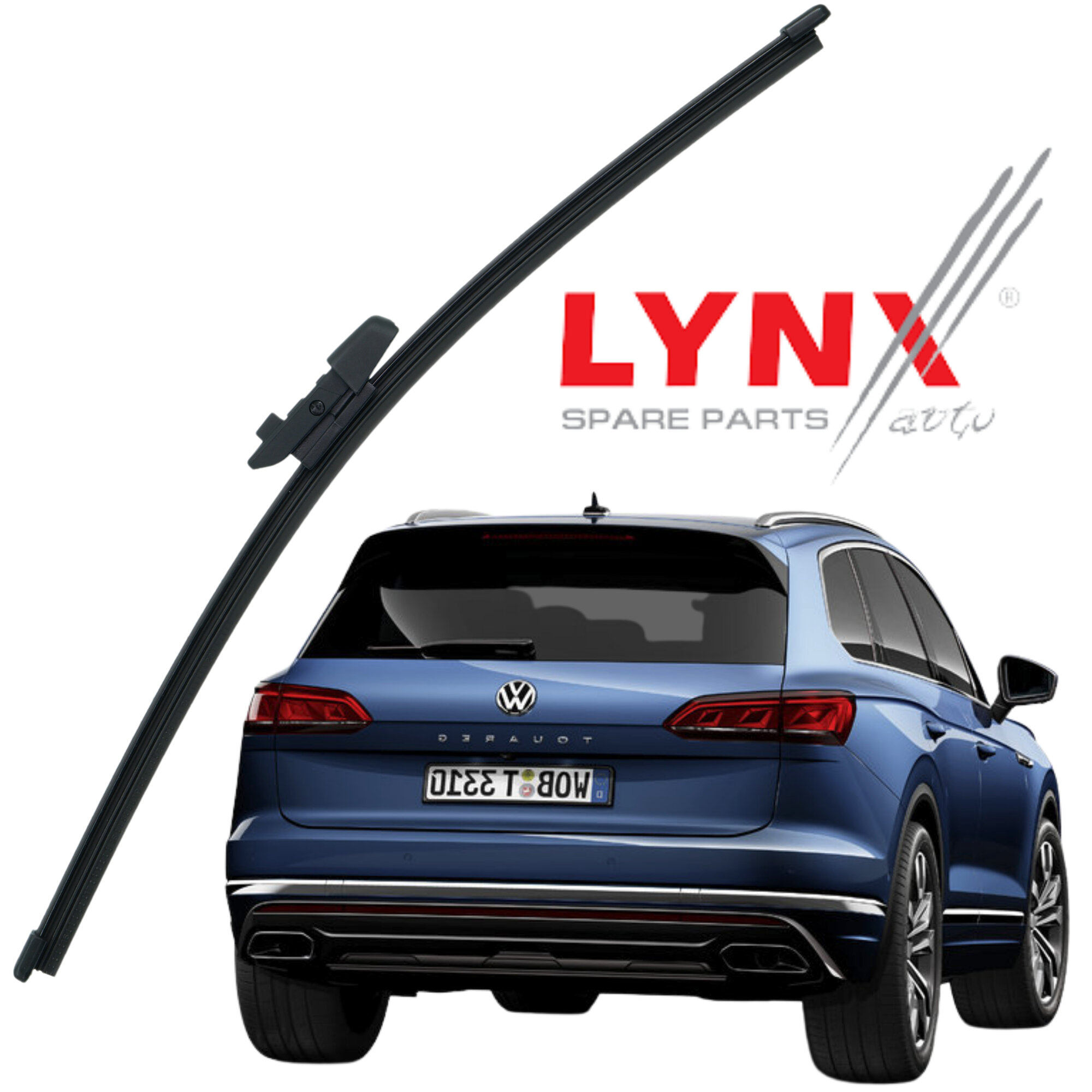 Дворник задний VW Volkswagen Touareg (3) CR / Фольксваген Туарег 2018 / 2019 / 2020 / 2021 / 2022 Щетка стеклоочистителя задняя, 380мм