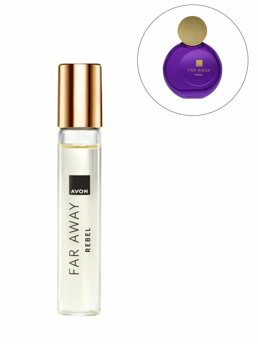 Новый флакон AVON женская туалетная вода Far Away Rebel 10 мл