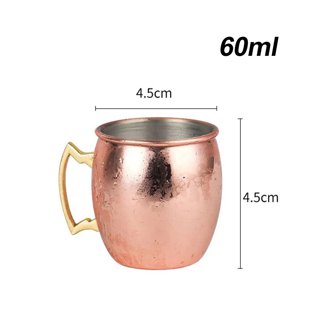 Мини-кружка для мюла из нержавеющей стали Rose Gold 60 мл