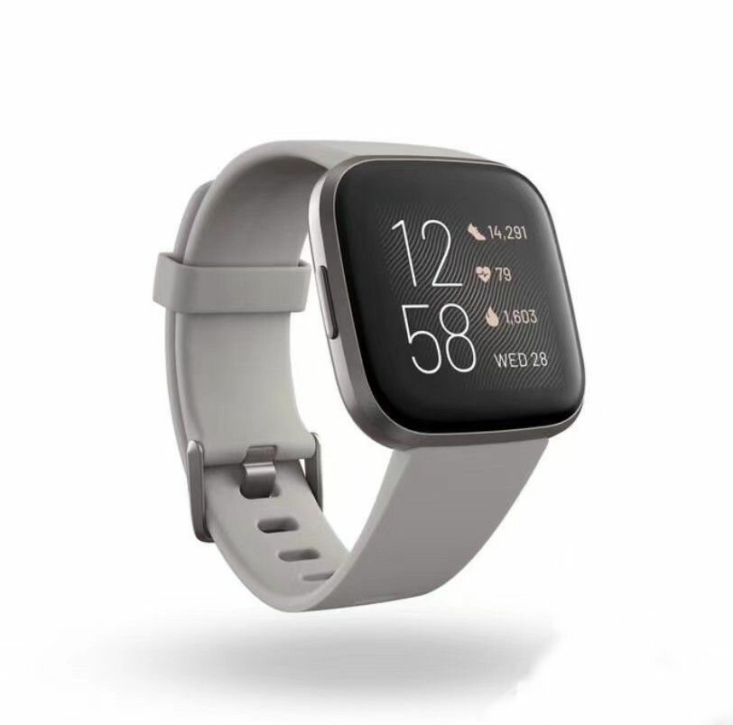 Умные часы Fitbit Versa2, Туман серый，Умные часы Fitbit Versa2, Туман серый