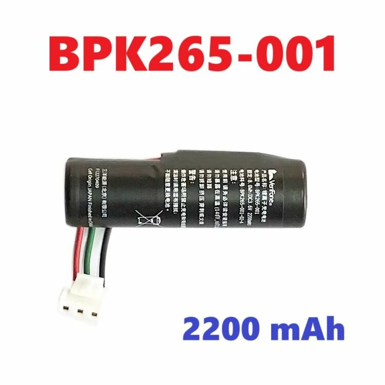 Аккумулятор BPK265-001 3.6V 2200mAh, батарейка BPK265-001-01-B для VeriFone VX675, VX685, Aisino V71, VX690, INGENICO Mobile POS, IWL220, батарея Neovolt Ingenico iWL250
