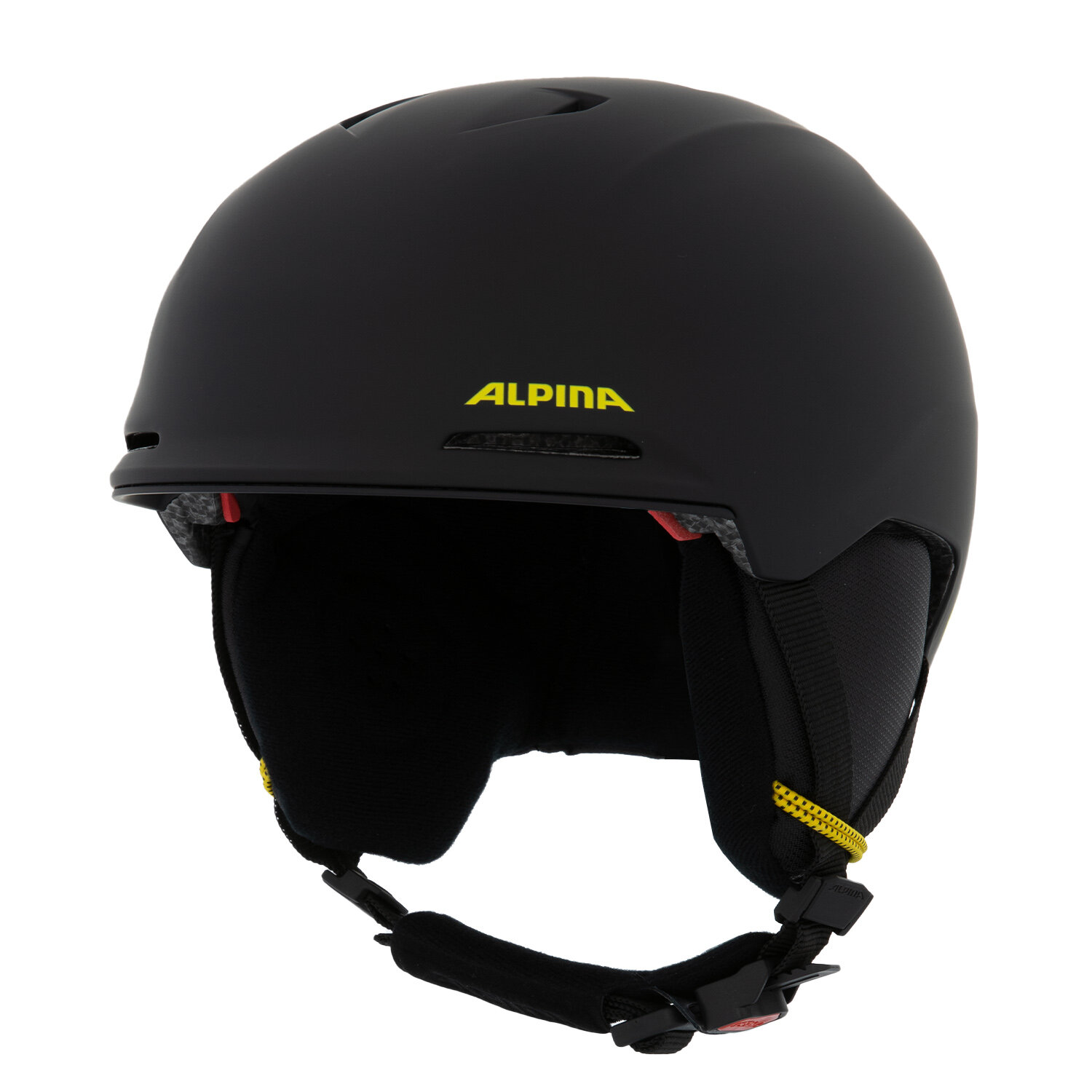 Шлем ALPINA Parot Black-Yellow Matt (см:48-52)