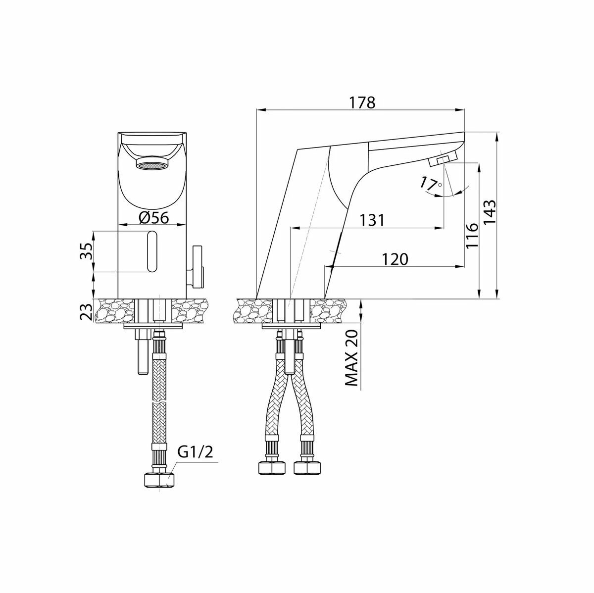 Сенсорный смеситель iddis — фото 1