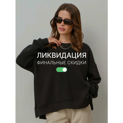 фото Свитшот eazyway, размер m, , черный