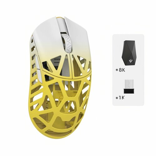 Игровая мышь Wanling WLmouse Beast X Max 8K PAW3350 8K беспроводная с донглом 42 гр синий 21897₽