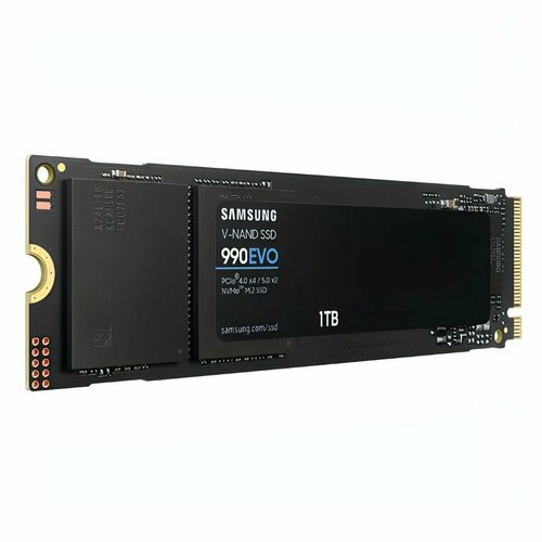 Твердотельный накопитель Samsung SSD 990 EVO, 1000GB (MZ-V9E1T0BW)