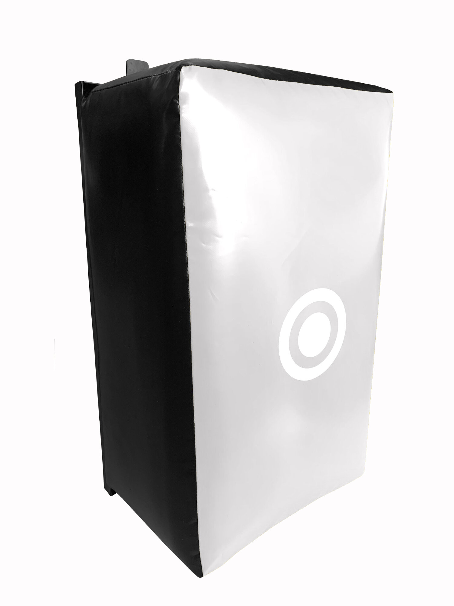 Настенная боксерская подушка "BOX " SportPanda 75х40х30 см (Черно-белый)