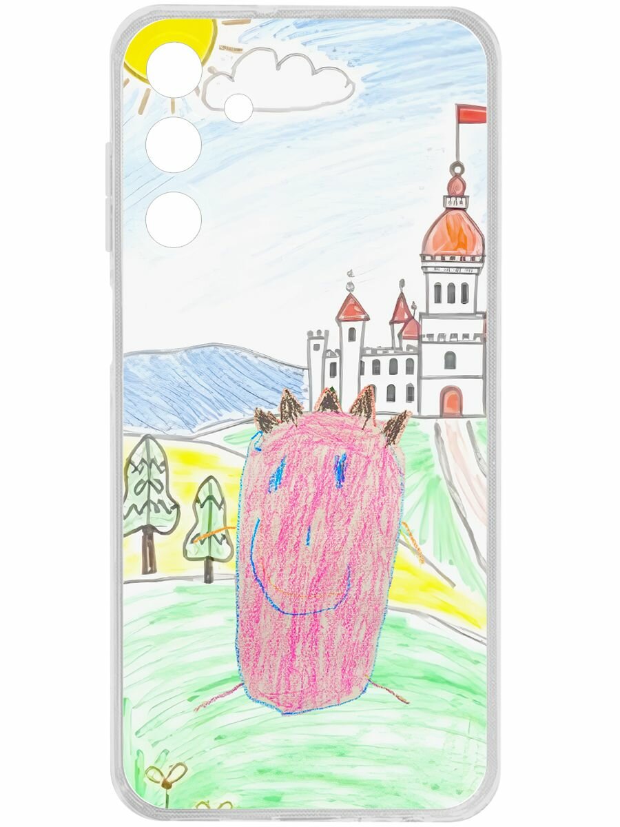 Чехол-накладка Krutoff Clear Case Король Рамбутан для Samsung Galaxy M15 (M156)