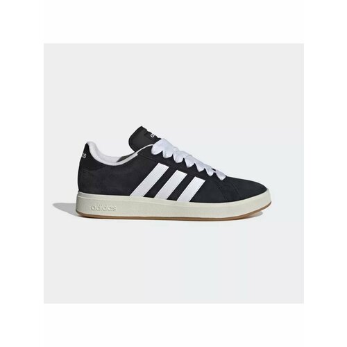 фото Кеды adidas grand court base, полнота f (eu)/ на среднюю стопу, размер 6,5 uk, черный