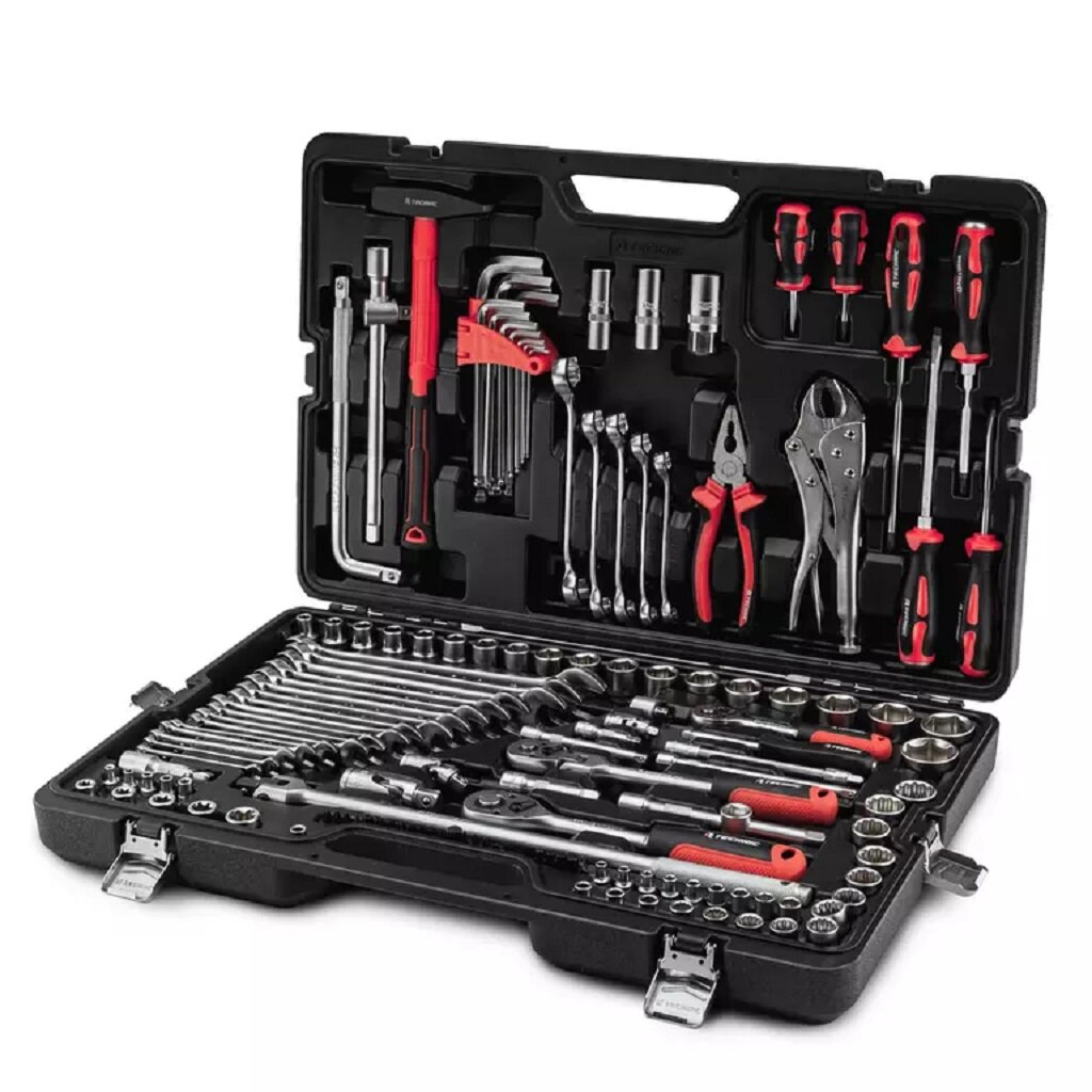 RUNTEC TECHNIC Набор ручных инструментов 142 предмета 1/2", 3/8", 1/4" RT-HT142T