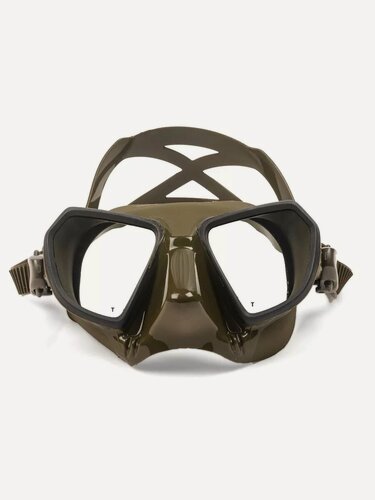 Изображение товара Маска SALVIMAR NOAH (двухстекольная, зеленый-черный)