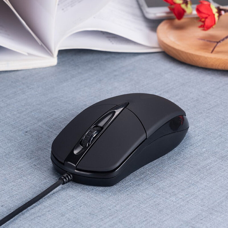 Портативная USB проводная компьютерная мышь оптическая мышь для офиса и дома