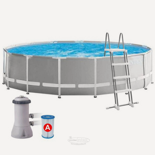 Изображение товара Бассейн каркасный Intex Prism Frame круглый 366*122см 26718/28726