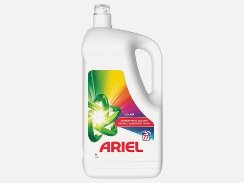 Изображение товара Гель для стирки Ariel "Color", 5 л, для цветного белья, антибактериальный, жасмин, сакура
